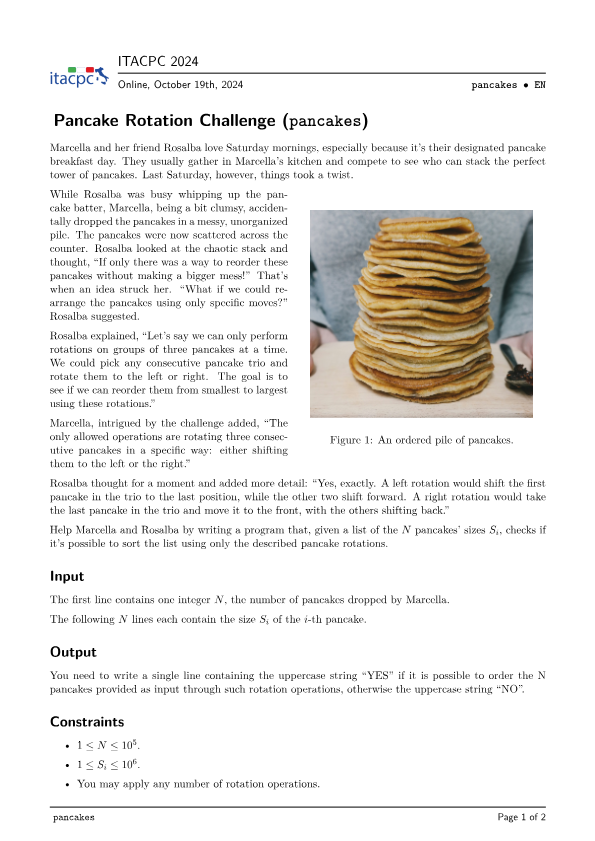 Pancake Rotation Challenge