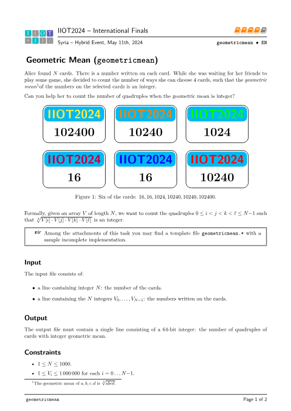 Geometric Mean