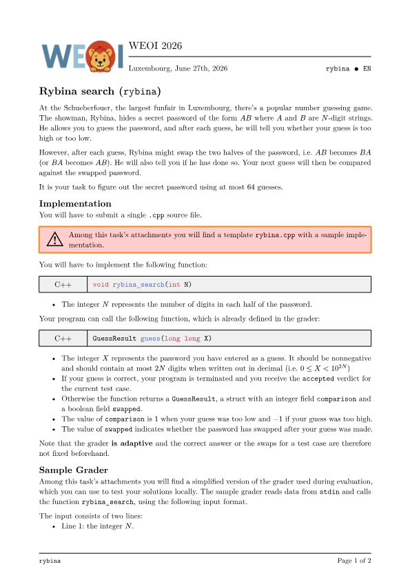 Rybina search